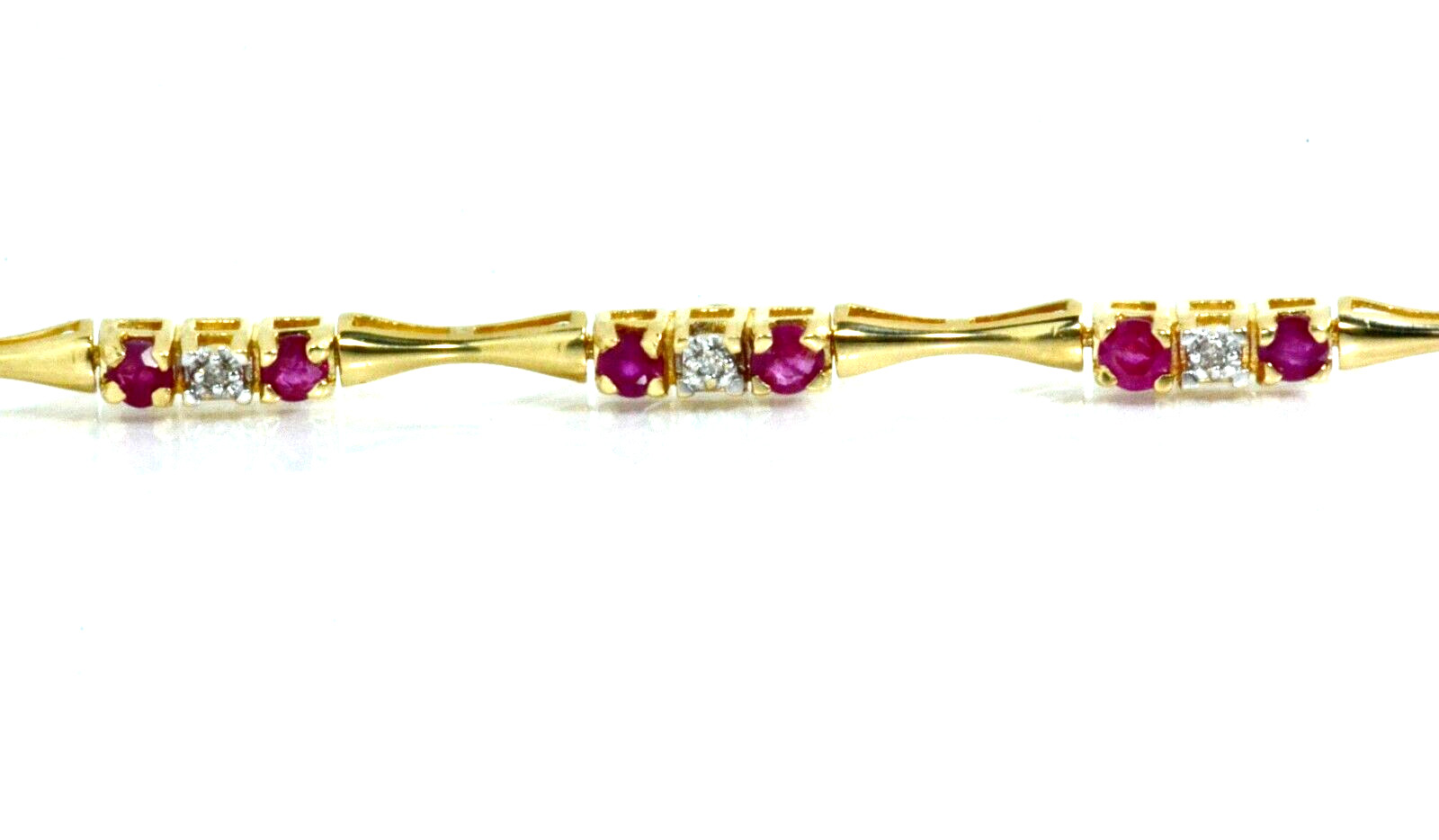 1.76 ctw Round Ruby and Diamond Statement 6.3/4" … - image 8