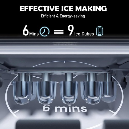 2L Portable Ice Maker Machine, Self-Cleaning Ice Cube Maker Countertop for Home - Picture 2 of 9