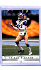 2001 UD Upper Deck #140 Az-Zahir Hakim St. Louis Rams Football Card