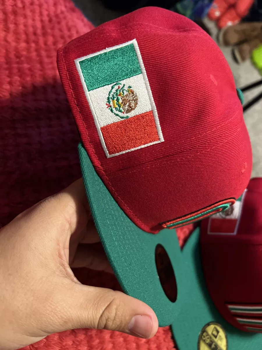 Mexico Flag New Era Cap City Two Tone Fitted 7 1/4 WBC World Baseball Classic