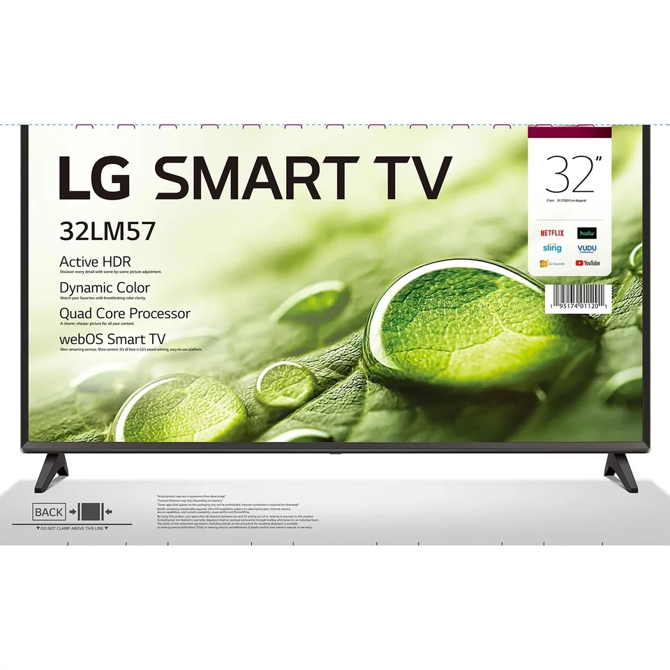 LG 32" Flat-Screen Class Full HD (720p) HD Resolution, Smart LED TV - Image 2 of 4