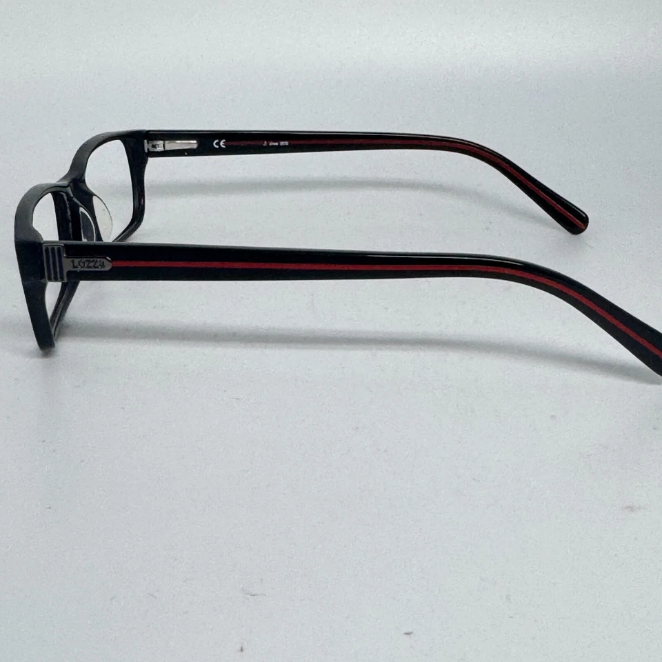 Monturas de anteojos usadas negras Lozza VL1837 Full Rim Col.0700 para hombre - Anteojos H1271 Foto 2 de 4