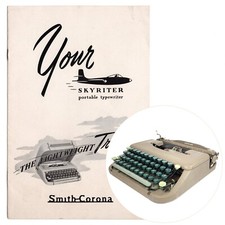 Smith Corona Skyriter Typewriter Instruction Manual Repro User Vtg (c) thumbnail