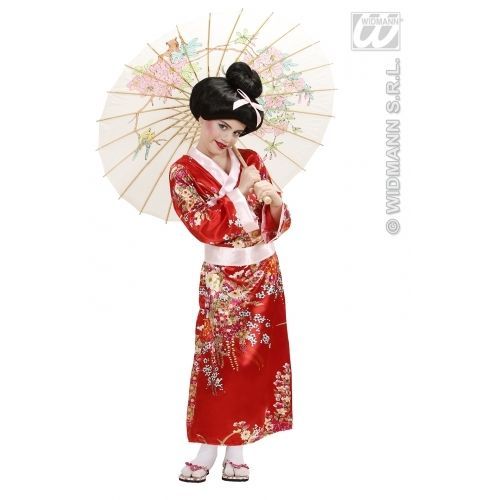 CARNEVALE COSTUME VESTITO GIAPPONESINA GEISHA BAMBINA 11/13 ANNI | eBay