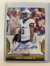 Lonnie Johnson Jr. 2019 Draft Rookie Gold Autograph Card #BA-LJ1