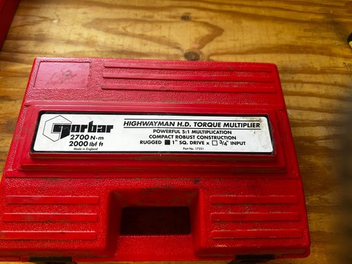 NORBAR HIGHWAYMAN 17221 3HD TORQUE MULTIPLIER 2700 NM, 2000 LBF. FT 5:1 RATIO - Picture 2 of 6