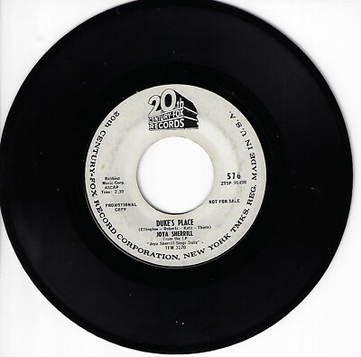 JOYA SHERRILL DUKE'S PLACE/MOOD INDIGO 45RPM  7'' VG WHITE LABEL PROMO WLP