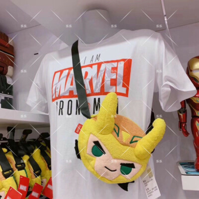 Disney Plush doll Marvel Loki Bag coin bag wallet NEW Disney