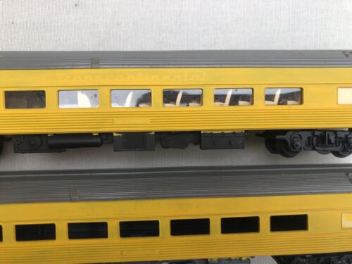 3 x Triang 2nd Series Transcontinental Coaches 2 x R444 + R445 Yellow Repaints - Bild 7 von 7