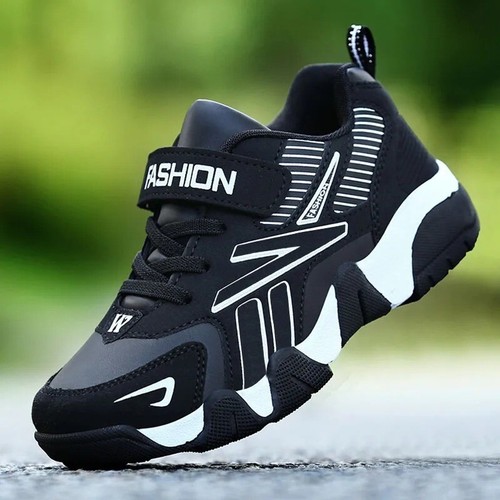 Children Boys Shoes School Sports Fashion Leather For Kids Tennis Casual Sneaker - Picture 11 of 12