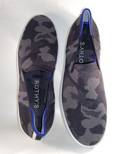 Rothy's Sneakers Slip On Dark Camo Women's Shoes Size 6.5 New