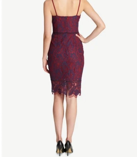 Guess Dress Spaghetti Strap Above The Knee Lace Corset Women's Size 6 - Picture 2 of 12