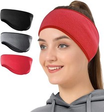 Winter Headband Sweatband Men Women Ski Yoga Sports Warm Soft Elastic Hair Bands
