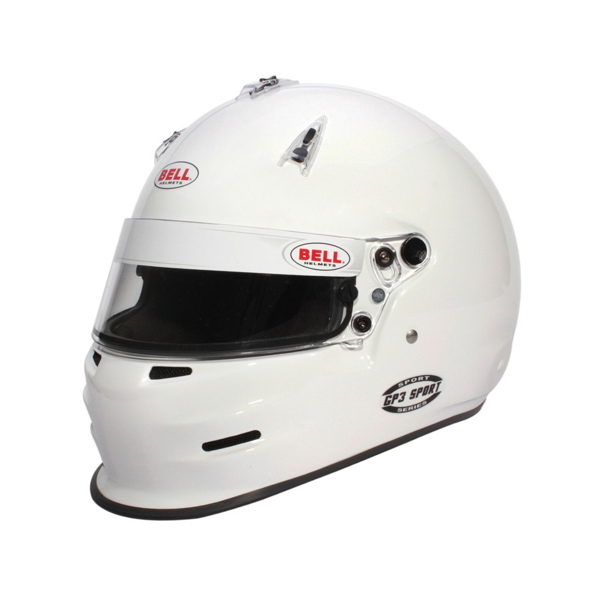 Bell GP3 Sport Racing Helmet SA2020 White Size Large Full Face On