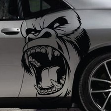 1 Side Only - Gorilla King Kong Side Hood Decal Car Truck Vehicle Graphic Pickup