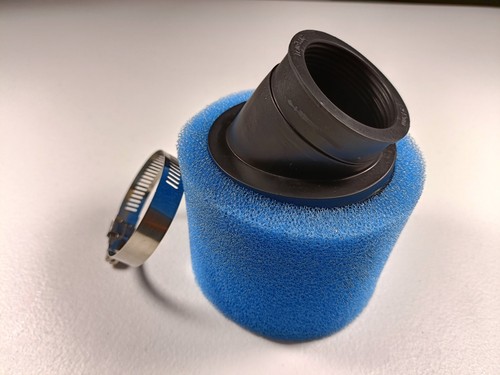 Electric Dirt Bike Yellow 41mm/42mm Bent Angled Foam Air Filter Pod | For ATV, Dirt Bike, Quad, Buggy - BLYGO R001-YLW Dirt Jumper 26 In Bikes - Foto 5