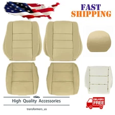 For 2008-2011 2012 Honda Accord Front Seat Cover Foam Cushion Headrest Tan
