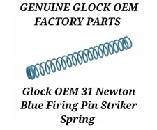 Glock OEM 31N Extra Power Firing Pin Spring ( BLUE ) Striker FOR ALL MODELS 