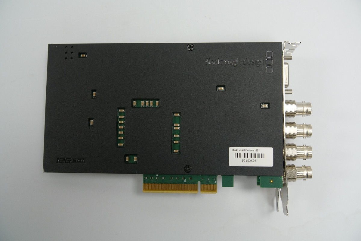 Blackmagic Design DeckLink 4K Extreme 12G Capture Card | eBay Blackmagic Design DeckLink 4K Extreme 12G Capture Card | eBay