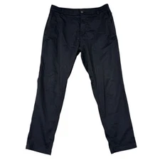 Birddogs Pants 32 x 28 Black Slim Fit Chinos Office Smart Casual Stretch