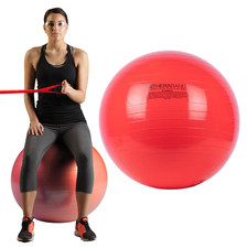 THERABAND Exercise Ball, Stability Ball with 55 Cm Diameter for Athletes 5'1" to