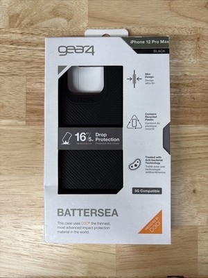 Zagg Gear4 Battersea Series Case for Apple iPhone 12 Pro Max - Black/Orange