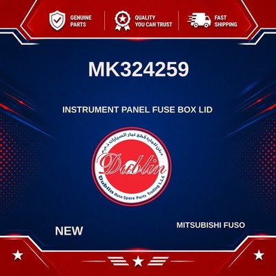 Genuine Mitsubishi Fuso Instrument Panel Fuse Box Lid MK324259