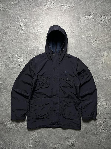 Men Michel Perry Jacket Navy Satin M