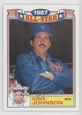 1988 Topps Rack Pack Glossy All-Stars Davey Johnson #12 rb7