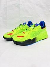 Puma RS-X DAZED 3 Racer 384655-01 Mens running Shoes Electro Green - Size 12