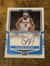 2024-25 Donruss Optic Signature Series Precious Achiuwa  #SS-PRE Auto Knicks