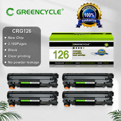 For Canon ImageClass LBP6200d LBP6230dw LBP6230dn 4PK 126 CRG-126 Black Toner