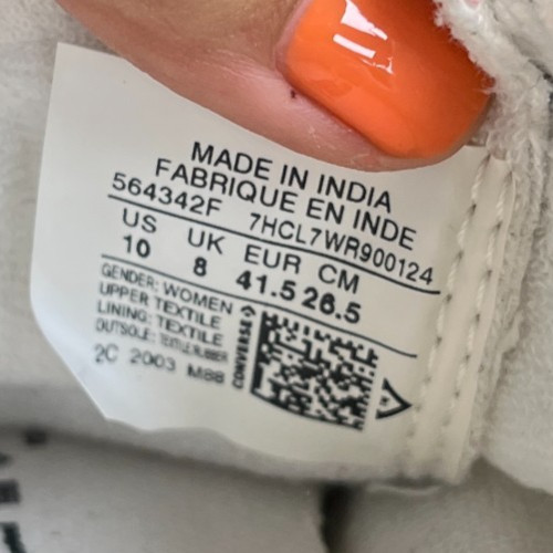 Converse Chuck Taylor All Star Low Womens Size 10 White Athletic Shoes Sneakers thumbnail 12