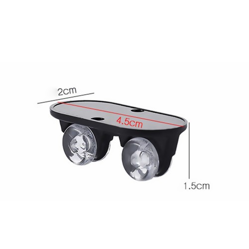 8Pcs Storage Box Pulleys Home Storage Case Wheel -way Roller - Foto 10 di 12