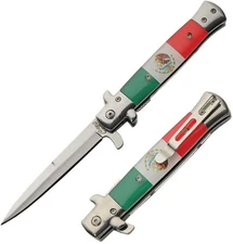 Rite Edge Linerlock Assisted Folding Knife 4" Stainless Steel Blade Resin Handle