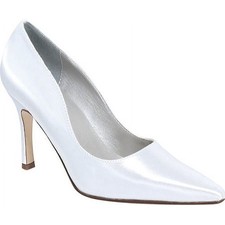 Dyeables Women's Debutante Pump White,9 