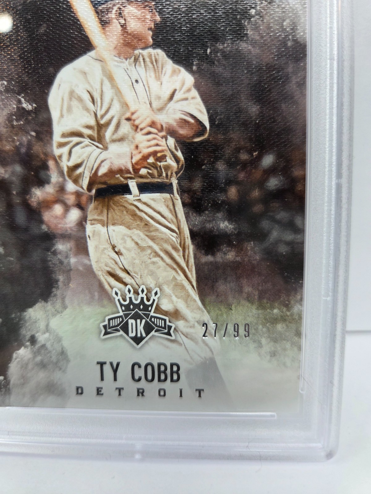 2017 Diamond Kings ARIST PROOF GOLD - TY COBB Card /99 PSA 9 MINT Pop 1 view 2