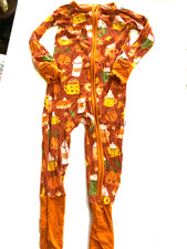 Little Sleepies Pumpkin Spice Zippy Bamboo Pajamas 12-18 Months