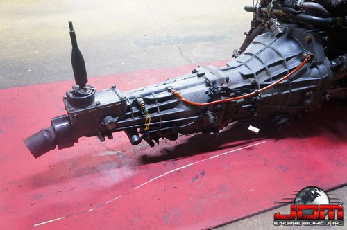 JDM NISSAN S13 SR20DET REDTOP ENGINE w/ 5 SPD MANUAL TRANSMISSION ECU 180SX - Picture 9 of 16