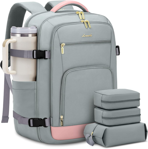 50L Reiserucksack für Frauen Fluggeprüft, Handgepäck Rucksack für Flugzeuge,  - Bild 10 von 12