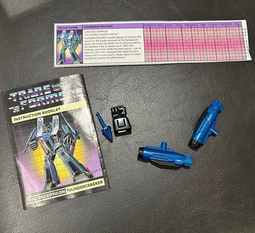 Thundercracker Transformers G1 Vintage Figure Accessories Lot!