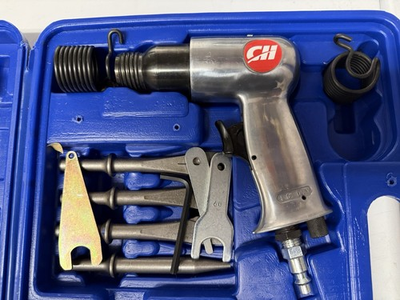 #ad #ad Campbell Hausfeld Air Hammer Pneumatic Chisel Tool Kit w Case Attachments $44.99