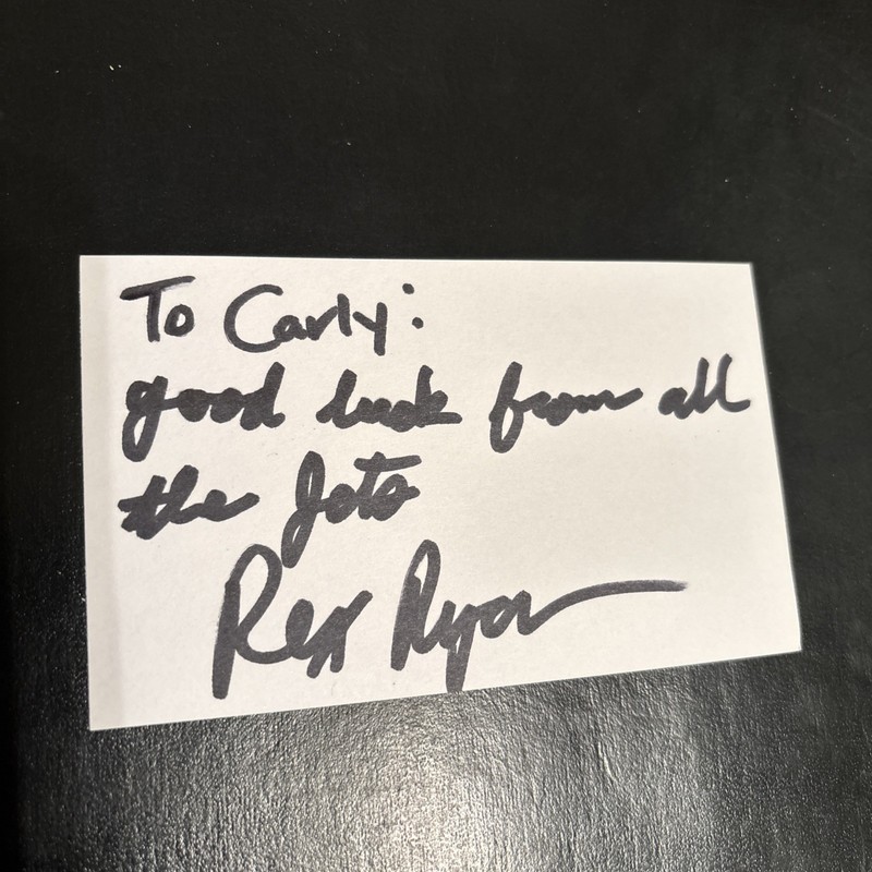 Rex Ryan - ‘09-14 N.Y. Jets & ‘15-16 Buffalo Bills Head Coach, signed 2009