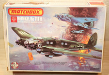 Matchbox PK-403 Heinkel He 111H Flugzeug  Bausatz, 3-Color Kit,  1:72
