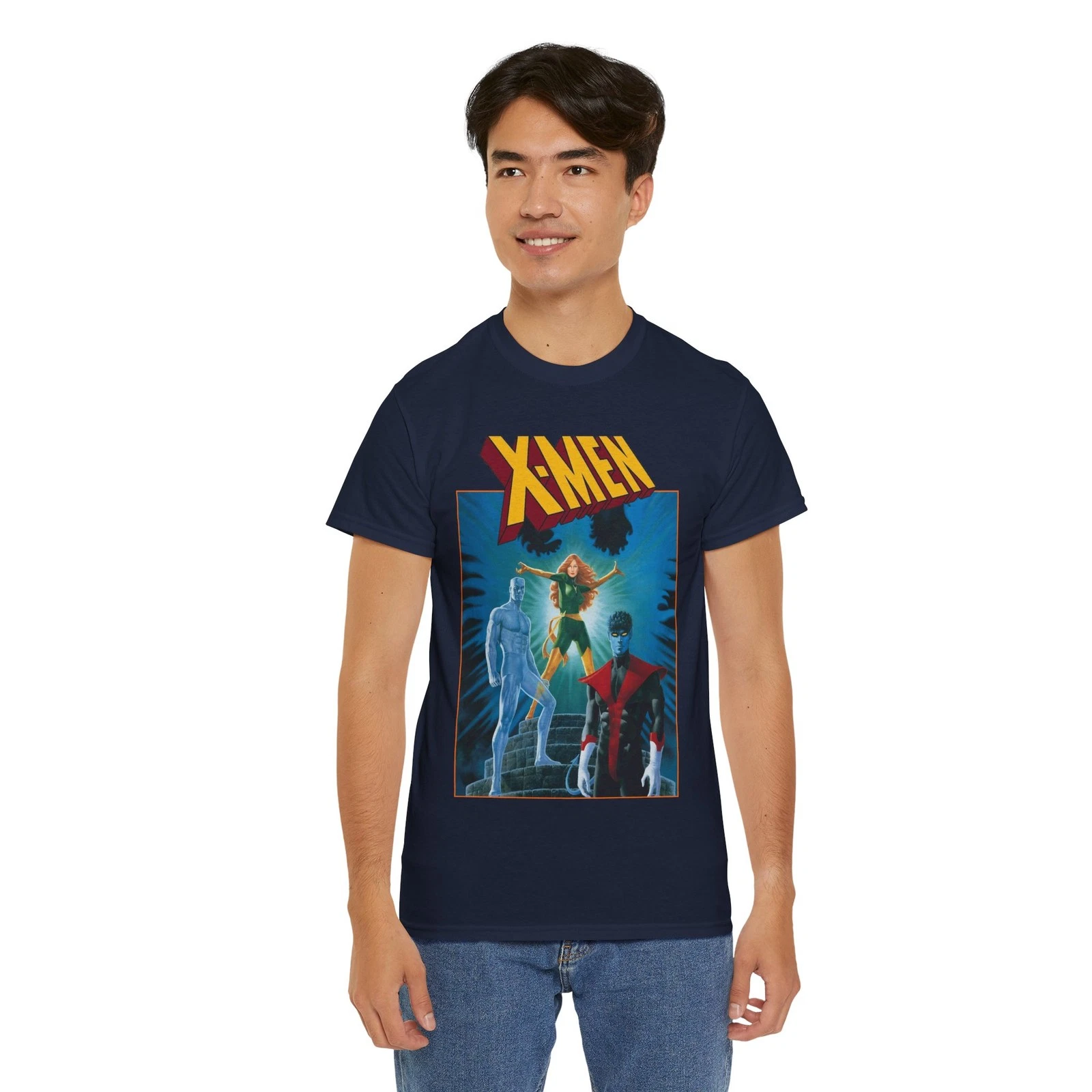 X-Men T-Shirt - Paul Gulacy Art - Phoenix, Nightcrawler - Bizarre Adventures