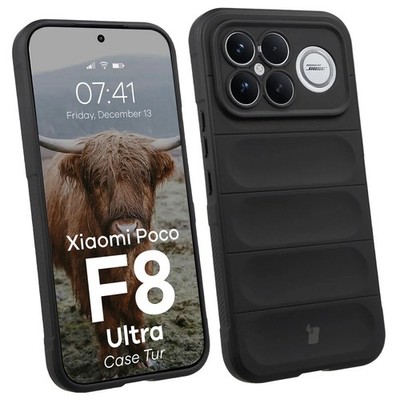 Handyhülle für Xiaomi POCO F8 Ultra Bizon Case Cover Etui Hülle Schwarz