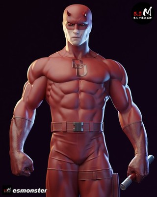 Daredevil | 3D Resin Print | Unpainted Figure Model Kit | Fan Made
