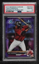 2017 Bowman Chrome Prospects Purple Refractor Jazz Chisholm PSA 10 GEM MT 0rm0