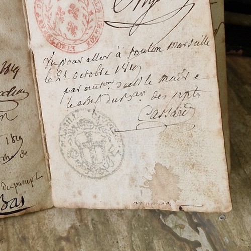Antikes Wanderbuch, Vorschriften Handwerksgeselle 1819 - Bild 6 von 14