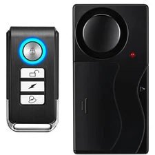 Wireless Loud 150dB Anti-Theft Vibration Motorcycle Bicycle Bike Alarm Security